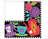 Mad Tea Party Alice in Wonderland Kids Birthday Party Paper Beverage Napkins