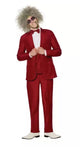 Spirit Halloween Adult Beetlejuice Burgandy Wedding Suit Size Large