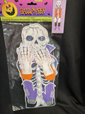 Halloween Party Supplies Hanging Skeleton Decoration 24" High Printed Two Sides