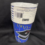 Graduation Cap 9oz Hot/Cold Cup 8Ct