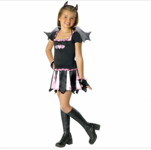 Fun World Child Costume Sweetheart Bat Size Large Sze 12-14