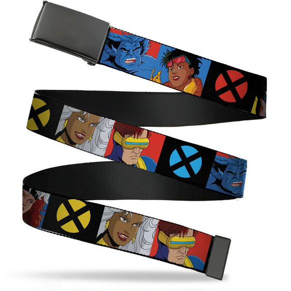 Black Buckle Web Belt - X-Men Animated Series 8- WXM055