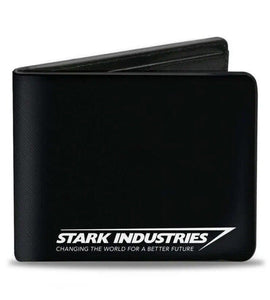 Iron Man Stark Industries Changing World for a Better Future Bifold Wallet