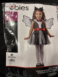 Halloween Bat Toddler Dress Costume 4T3