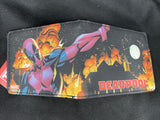 Bi-Fold Mens Wallet DEADPOOL Building Explosion Pose
