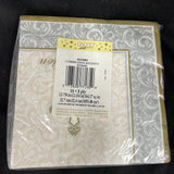 Divinity Communion 3-Ply Lunch Napkins Paper 16 Per Pack Silver Tableware