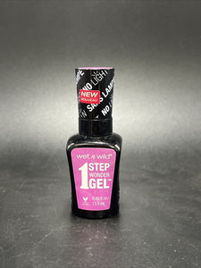 Wet N Wild 1 Step Wonder Gel Nail Polish No UV Lamp Needed - 727A Bye Feluschia!