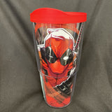 Tervis Deadpool 24oz Double Wall Insulated Tumbler W/Travel Lid Marvel