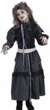 Zombie Girl Dead Walking Ghoul Monster Halloween Child Costume Large 12-140