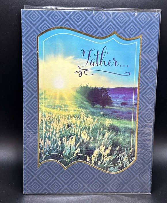 Happy Birthday Father Greeting Card w/Envelope