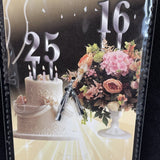 Forum Novelties Mirror Acrylic Cake Topper - Silver 6