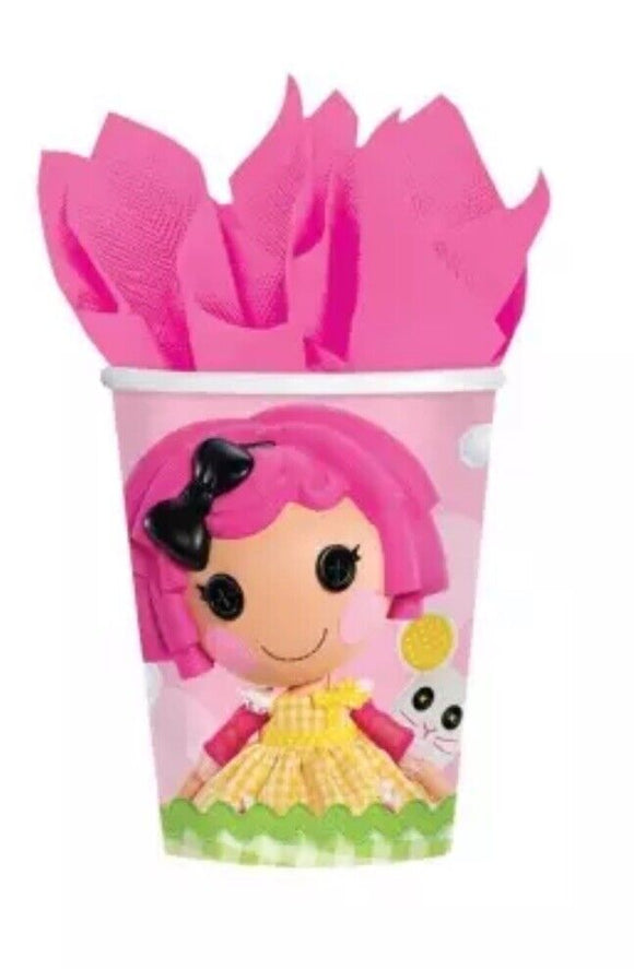 LALALOOPSY PAPER CUPS 266ML 8PK