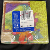 16 pk 3 ply Amscan Jungle paradise parrot luncheon napkins