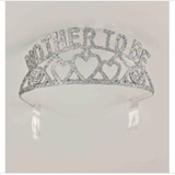 Mother to Be Sparkling Silver Glitter Tiara Forum Novelties