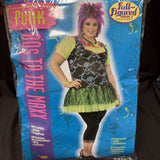 Forum Novelties 80's Punk Lady Plus Fits Up To Size 22 Adult Costume2