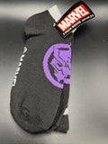 Marvel Black Panther 2 Pack Socks Crew/No Show Sz 10-13