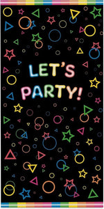 “Let’s Party” Neon Door Cover 30” X 60” Rubies