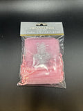 Pink Cross Organza Bag (12 Pack)