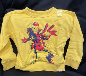 Baby Gap French Terry Iron Man Sweatshirt 2 Years