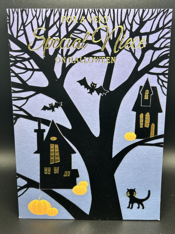For Niece Halloween Greeting Card w/Envelope