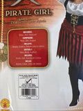 Ladies Pirate Girl Swashbuckler Wench Fancy Dress Costume Plus Size Fits 16-223