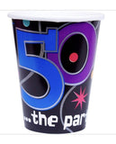 the Party Continues 50Th Birthday 9Oz Cups 8Ct