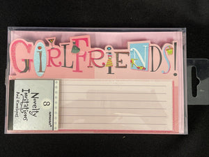 "Girlfriends" Night Out/In Invitations 8 Count w/envelopes AMSCAN Embellished