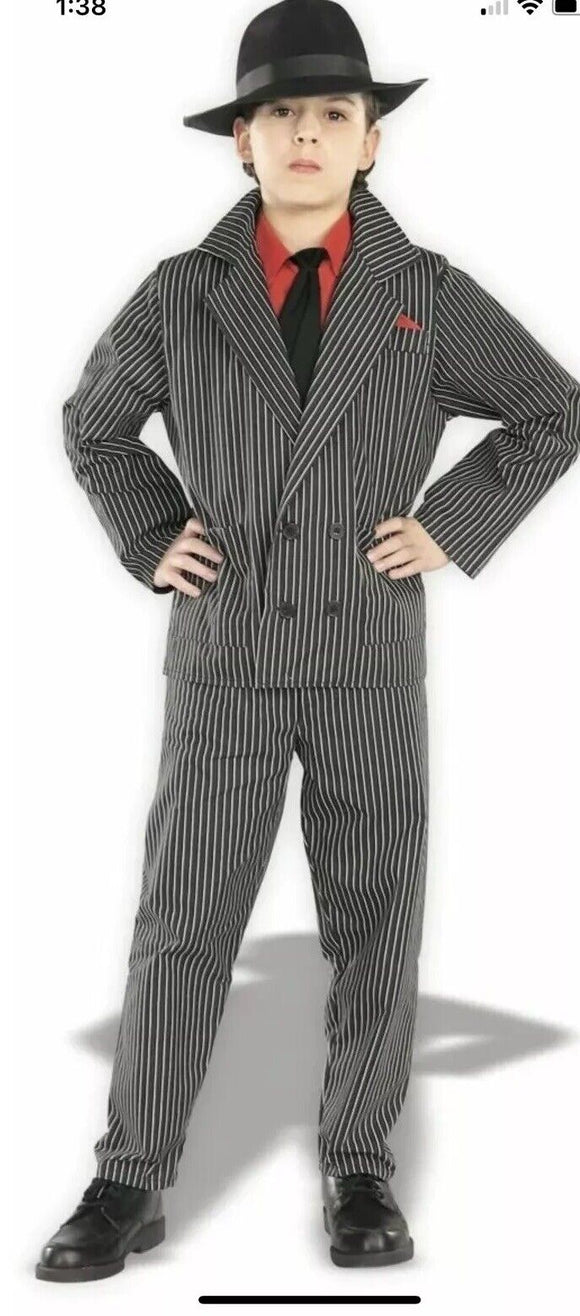Boys Small 4-6 Gangster Costume 20's Rubies Halloween Suit