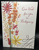 Happy Thanksgiving Greeting Card w/Envelope