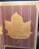 From All of Us on Thanksgiving Greeting Card w/Envelope