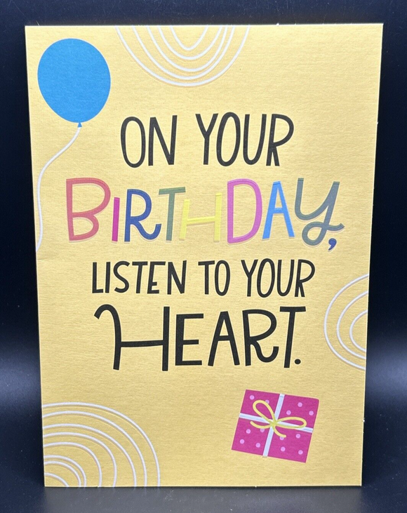Happy Birthday Greeting Card w/Envelope