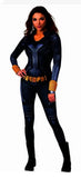 DELUXE BLACK WIDOW ADULT WOMENS SUPERHERO MARVEL COSTUME Medium 10-140