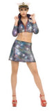 Adult Hologram Sequin Marine Costume Rubies Size Medium 10-120