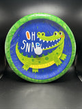 Creative Converting PC350511 Alligator Birthday Party Paper 8 3/4" Plates 8count