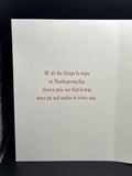For Great-Grandson Thanksgiving Greeting Card w/Envelope