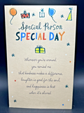 Happy Birthday Special Person Greeting Card w/Envelope0