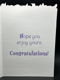 Congratulations Greeting Card w/Envelope