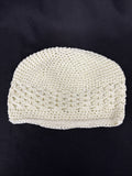 Baby Cream Crochet Beanie Big Dreamz0