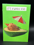 Happy Birthday (Avacado) Greeting Card w/Envelope4