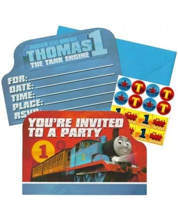 Thomas the Tank Party Invitations  8pk