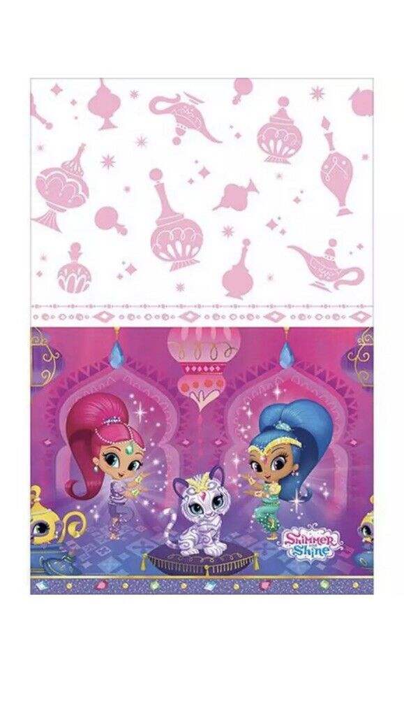 Shimmer and Shine Plastic Tablecover 1 Per Package Birthday Party Supplies NEW