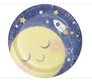To the Moon & Back 7" Dessert Plates, 8pk