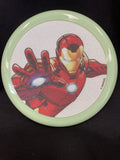 Marvel Avengers Iron Man Flying Glow in The Dark Frisbee 9"