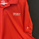 Champion Gear Sports Authors Scarlet Short Sleeve Polo Shirt Men’s XL1