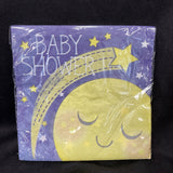To the Moon Baby Shower Lunch Napkins, 16 ct