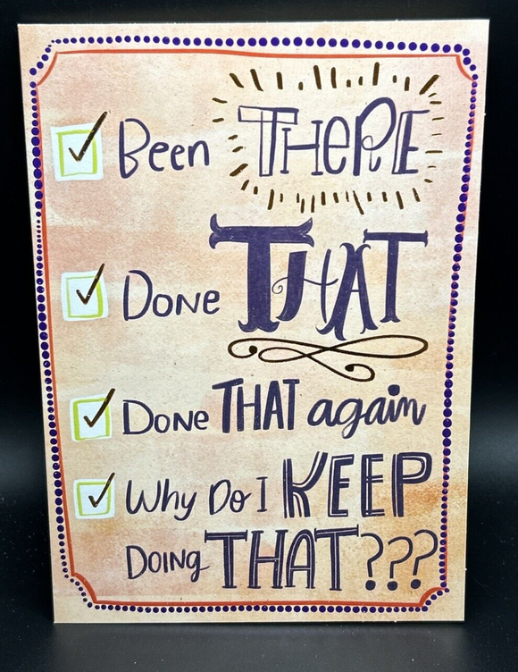 Humor Birthday Greeting Card w/Envelope