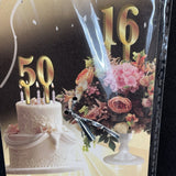 Acrylic Mirror Cake Topper Party Supplies - Gold 8