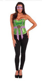 TMNT SEQUIN DONATELLO CORSET WOMENS TEENAGE MUTANT NINJA TURTLE COSTUME MEDIUM0