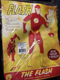 LICENSED SUPER HERO THE FLASH MORPH 2ND SKIN SUIT HALLOWEEN COSTUME XL2