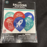 Spies in Space  Latex Balloons 6ct